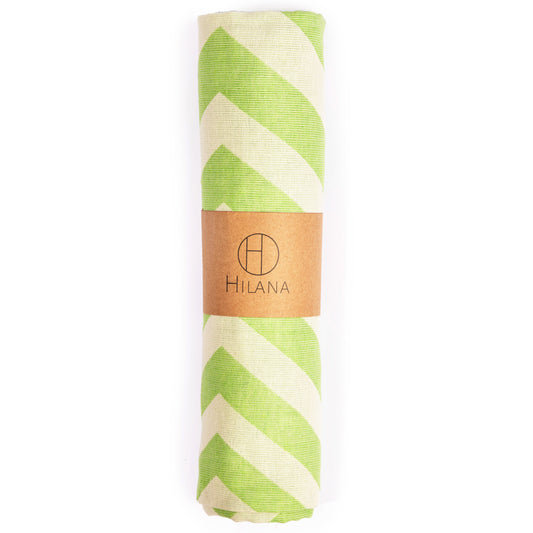 Mersin Green Chevron Towel