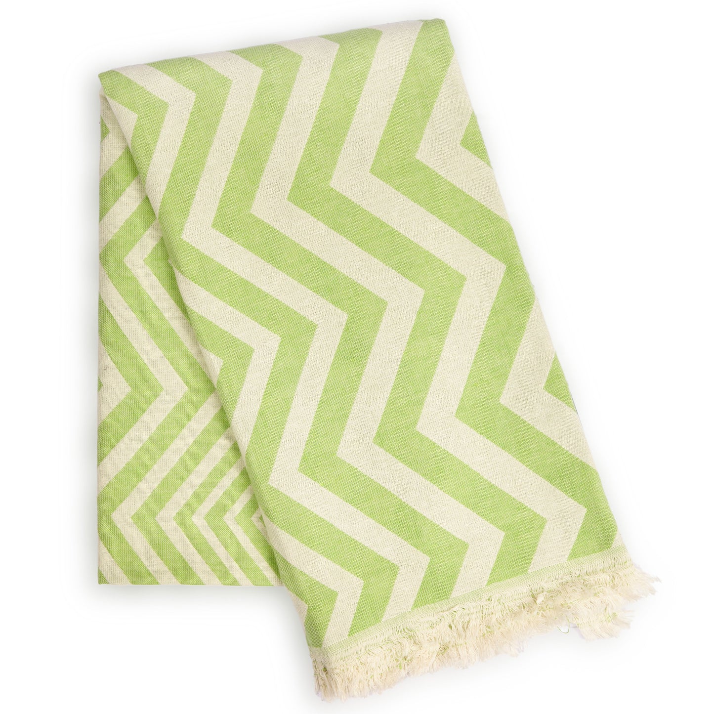 Mersin Green Chevron Towel