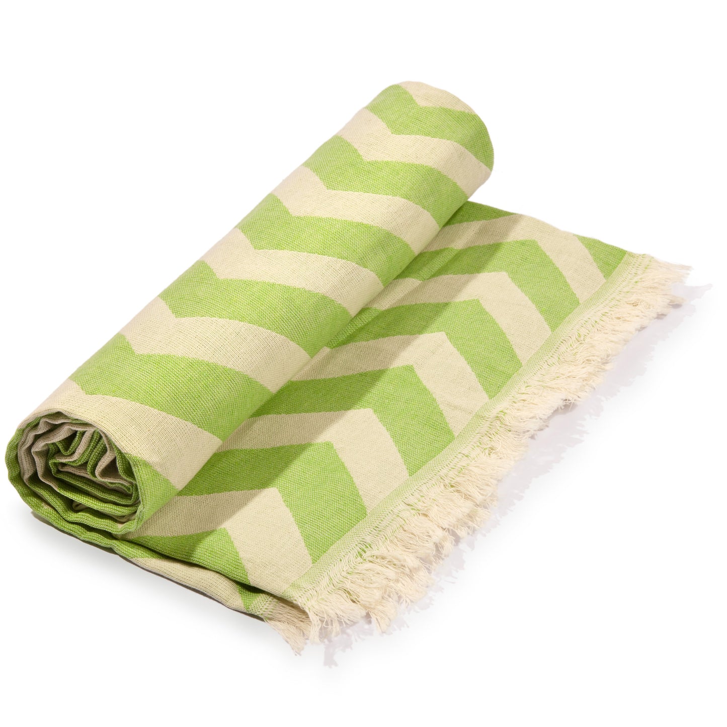 Mersin Green Chevron Towel