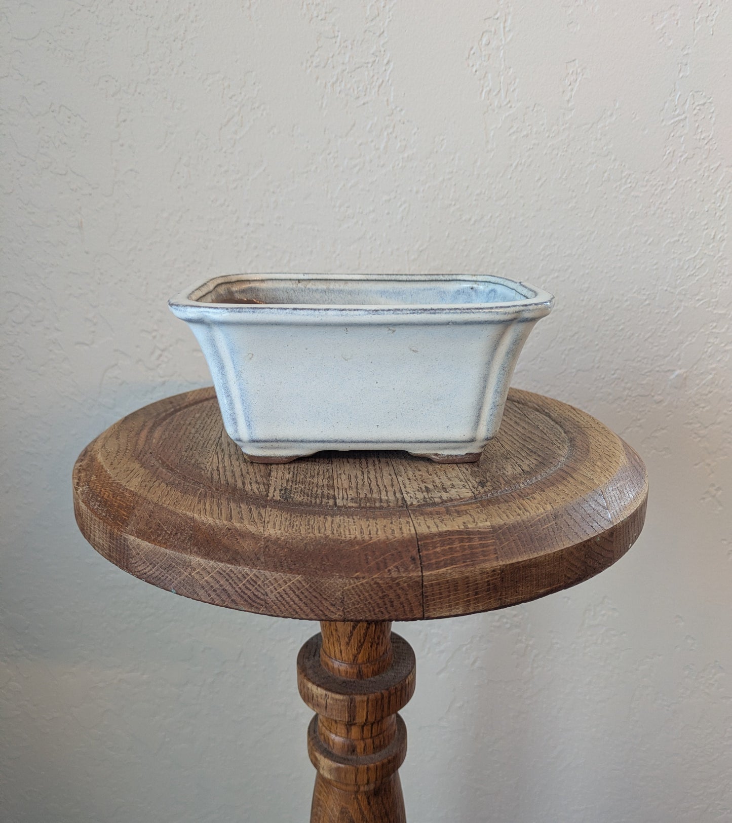 Ceramic Creme Bonsai Pot