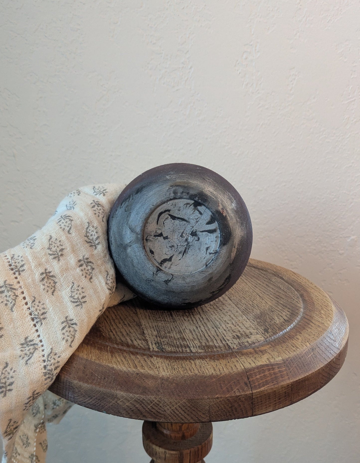 Moody Red Ceramic Vase