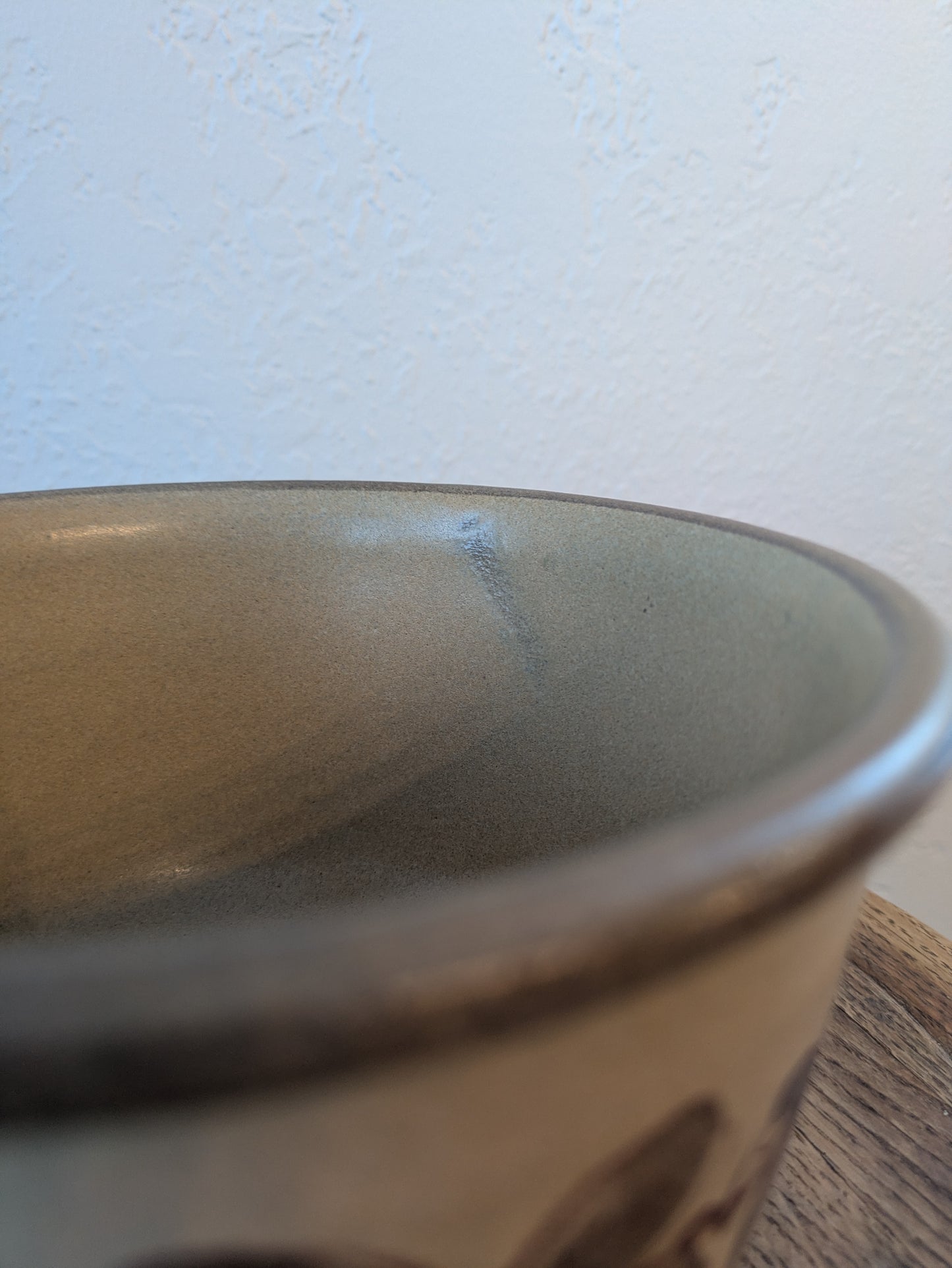 Beige Floral Ceramic Bowl