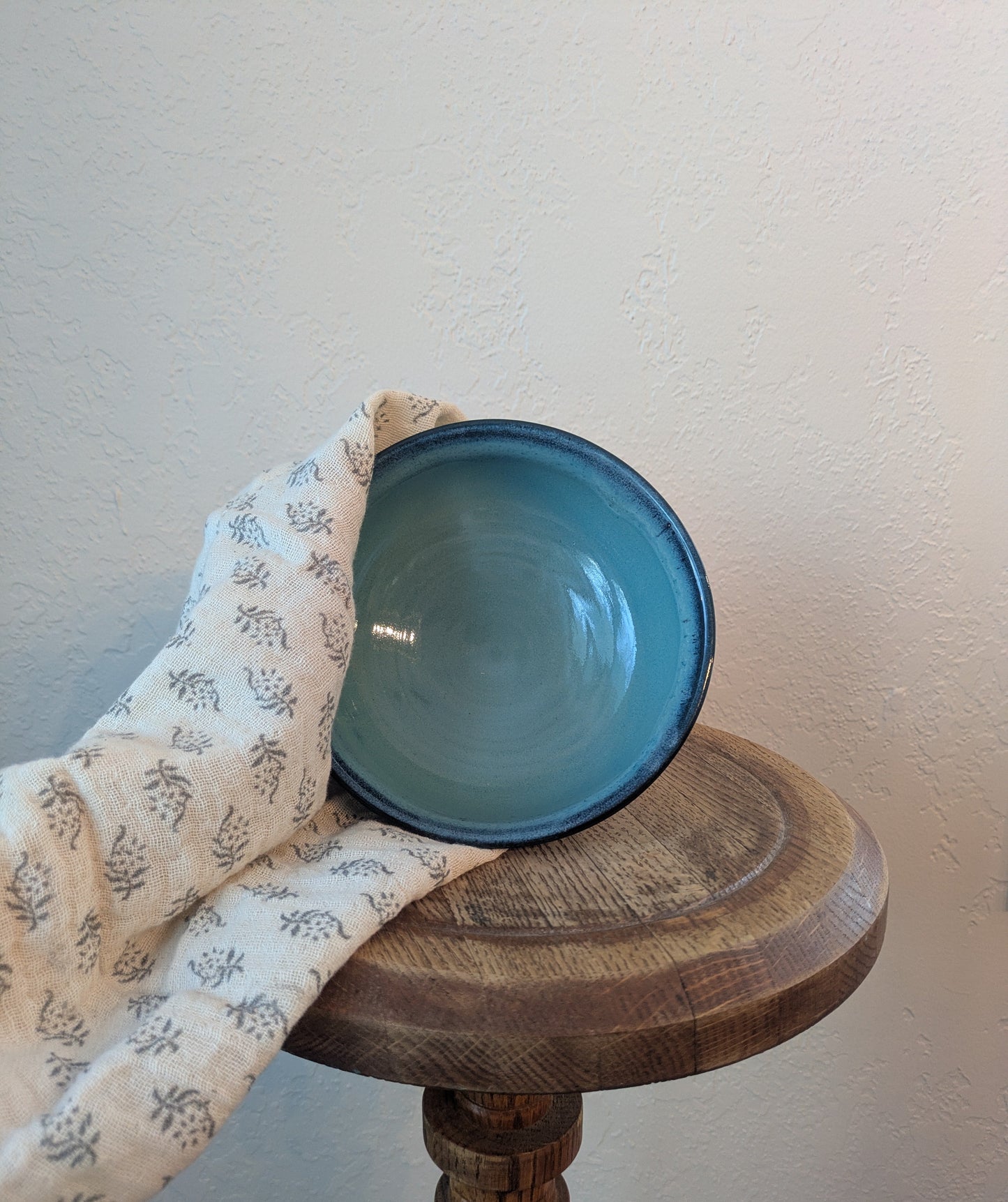 Ocean Blue Ceramic Bowl