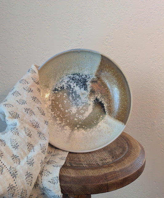Reactive Neutral Glaze Bowl