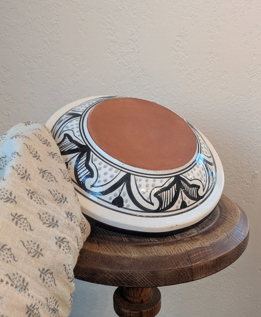 Moroccan Style Ceramic Serving Dish