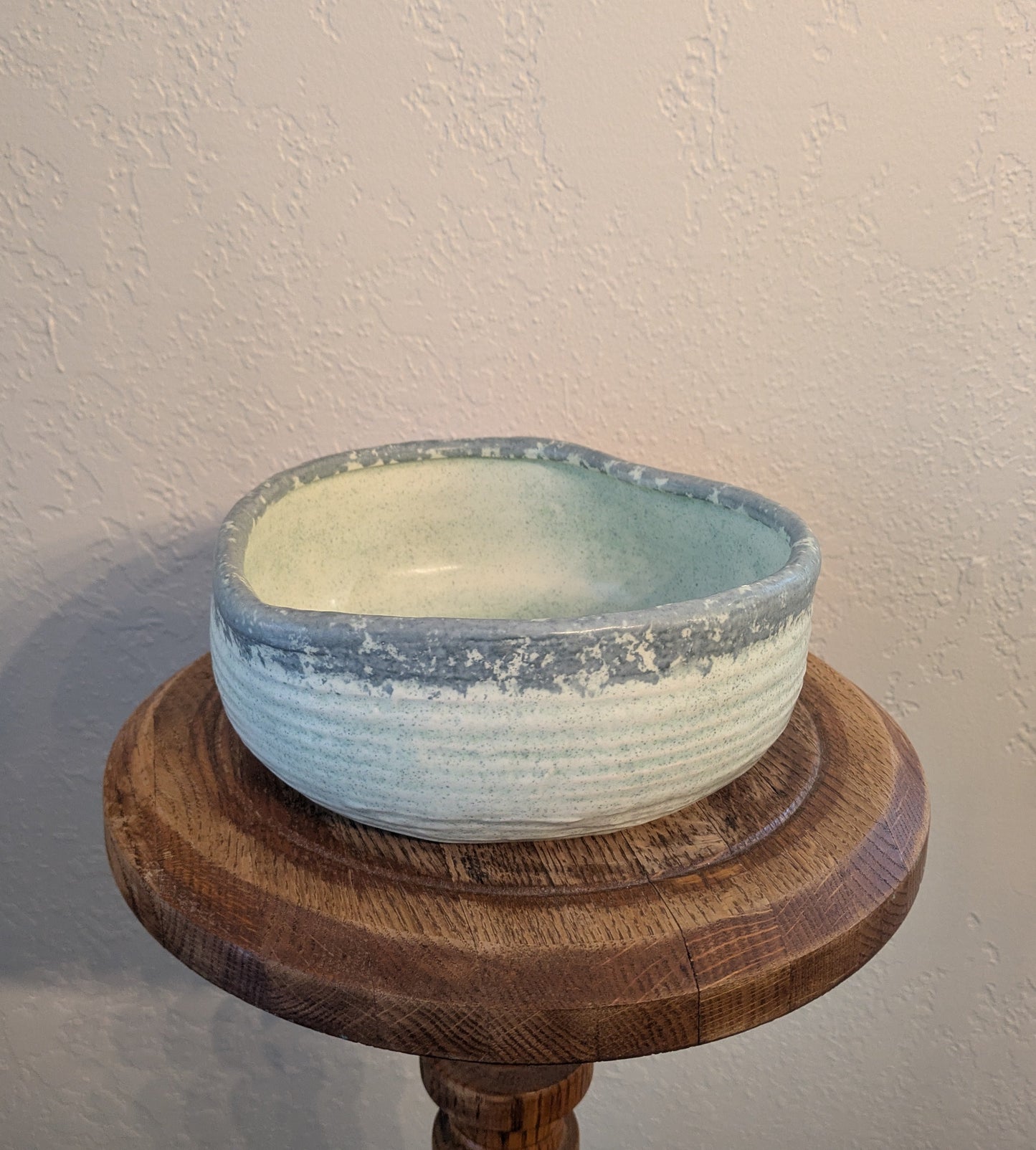 Set of 3 Ceramic Heart Bowls