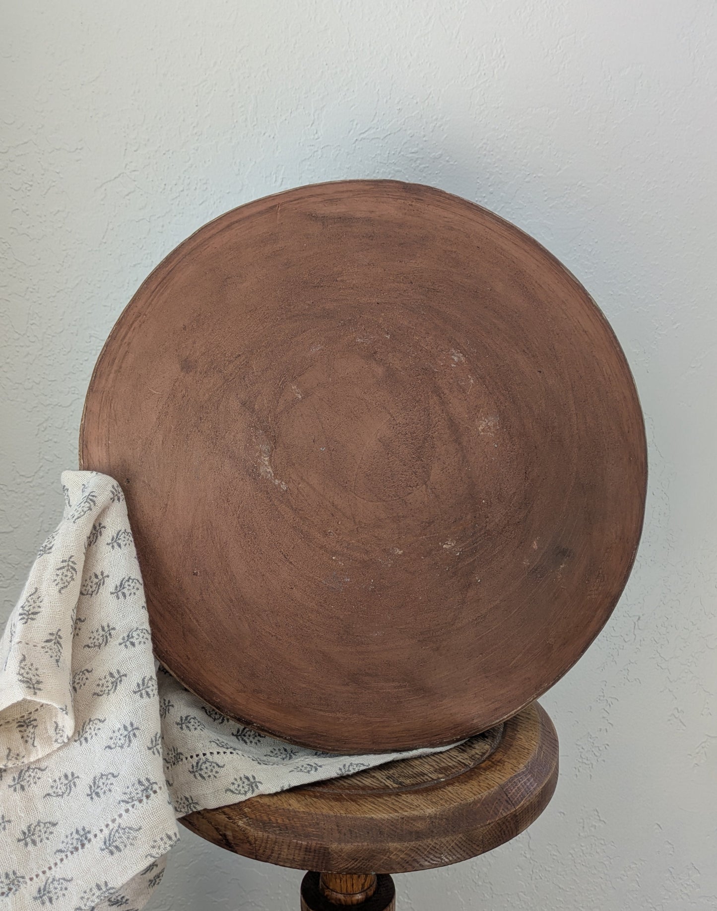 Decorative Folk Art Plate & Orbs