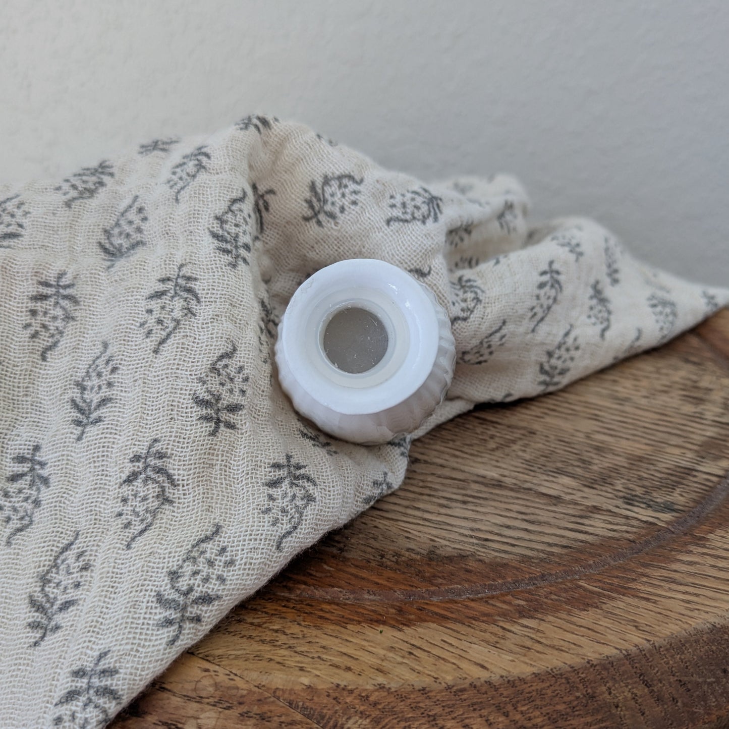 Vintage White Salt & Pepper Shakers