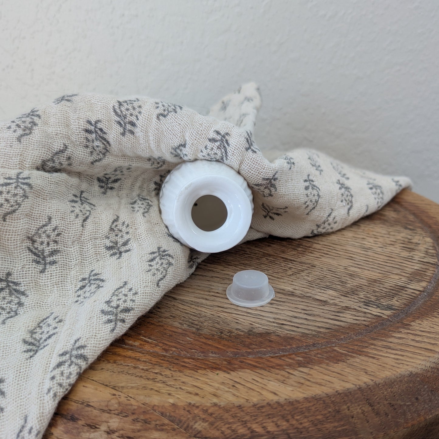 Vintage White Salt & Pepper Shakers