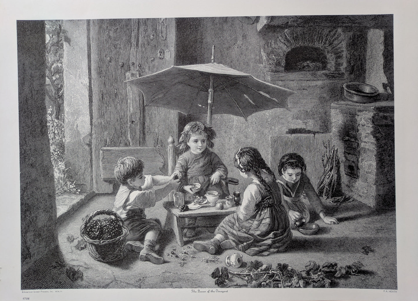 Vintage Artwork Prints - 1706 & 1707