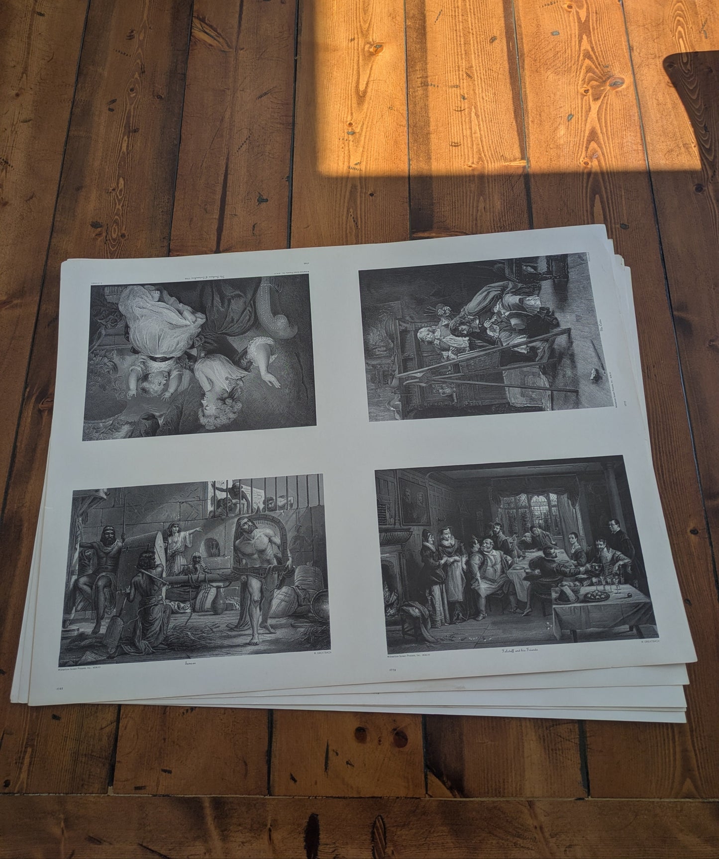 Vintage Artwork Prints - 1777, 1778, 1783, 1790