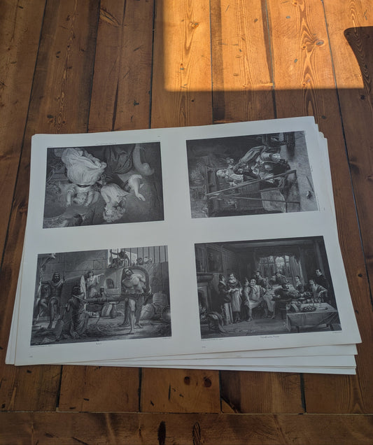 Vintage Artwork Prints - 1777, 1778, 1783, 1790