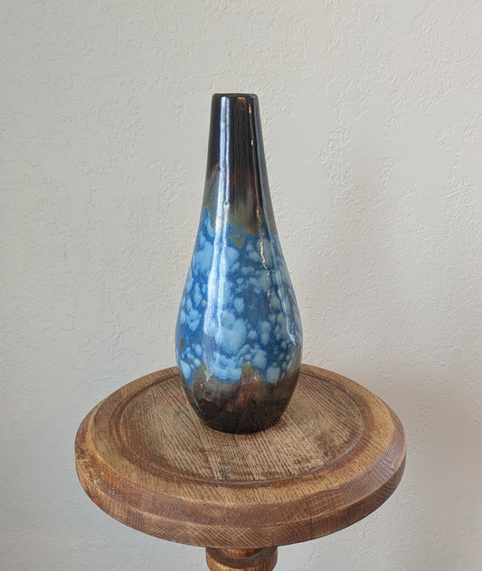 Blue Spotted Vase