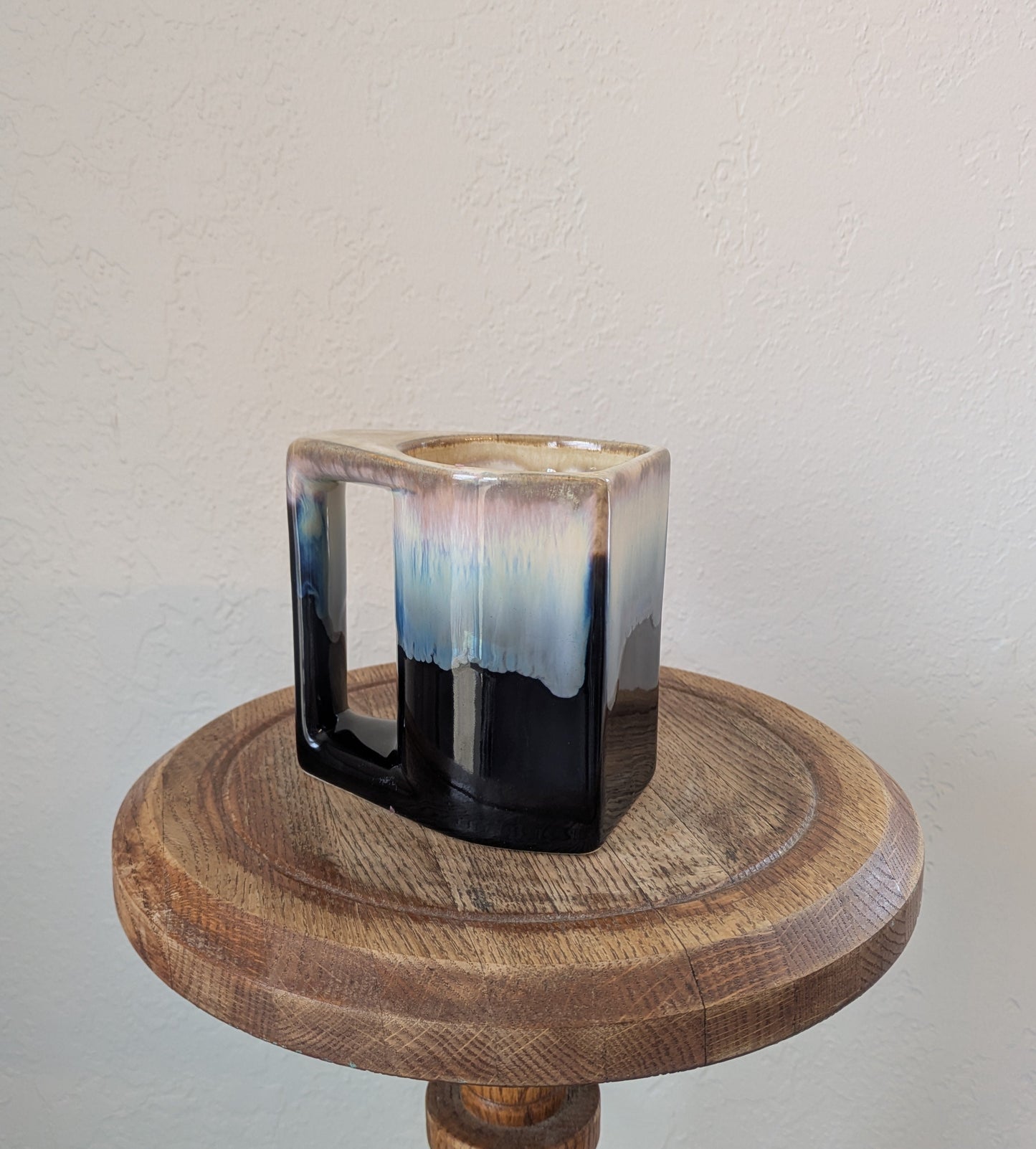 Padilla Black Glaze Drip Mug