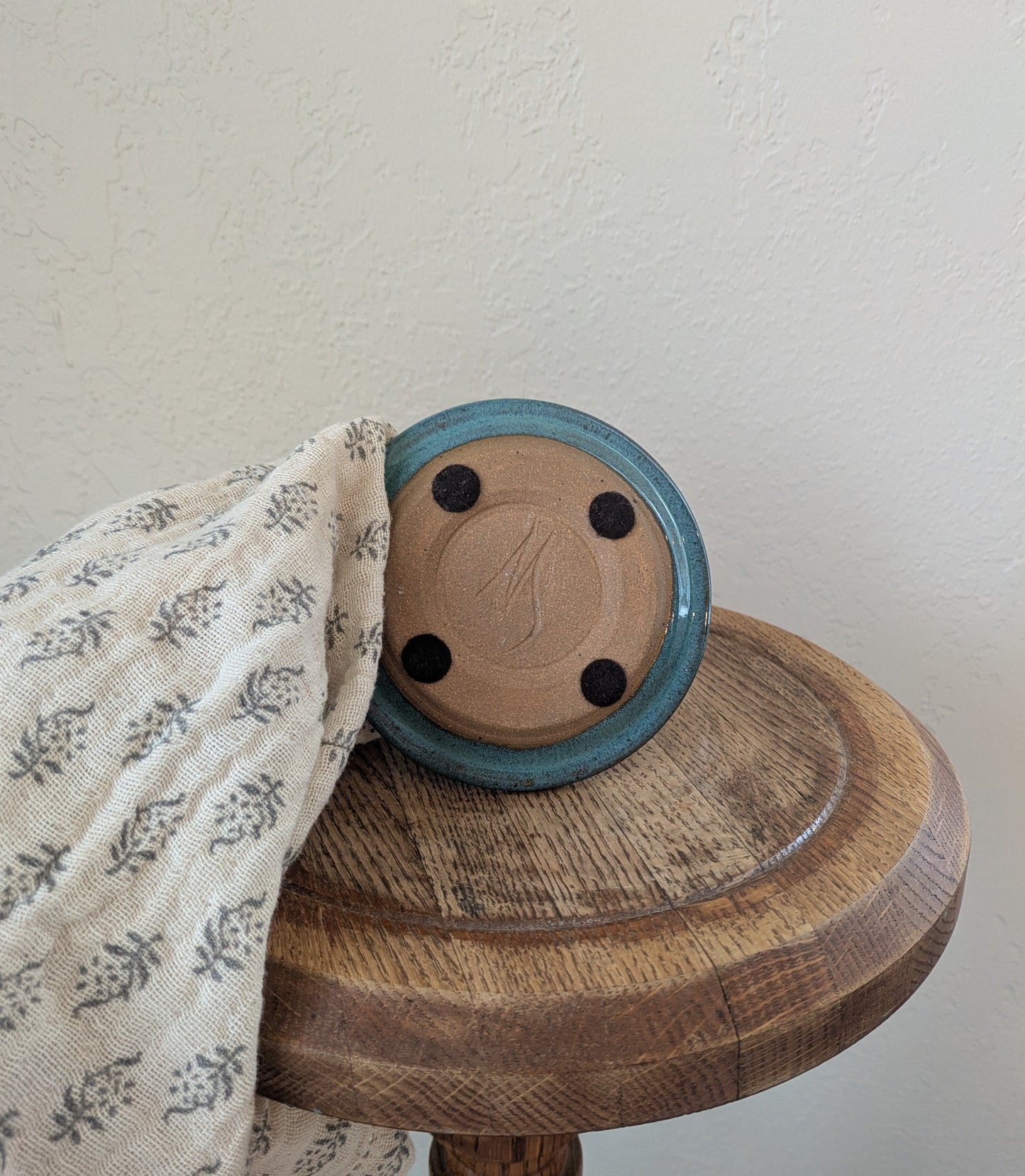 Mini Blue Ceramic Plate