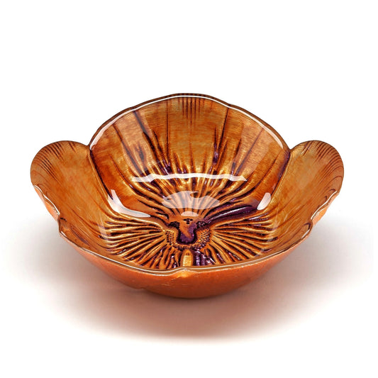 Pansy 6" Copper Bowls 4-Set