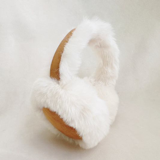 Snow Bunny Foldable Vegan Earmuffs