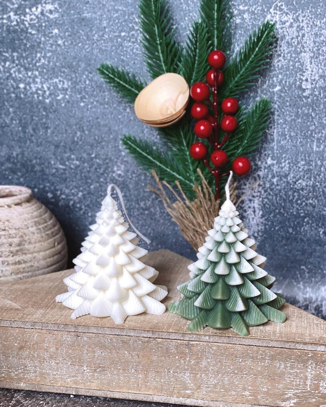 Christmas Fir Tree Candles