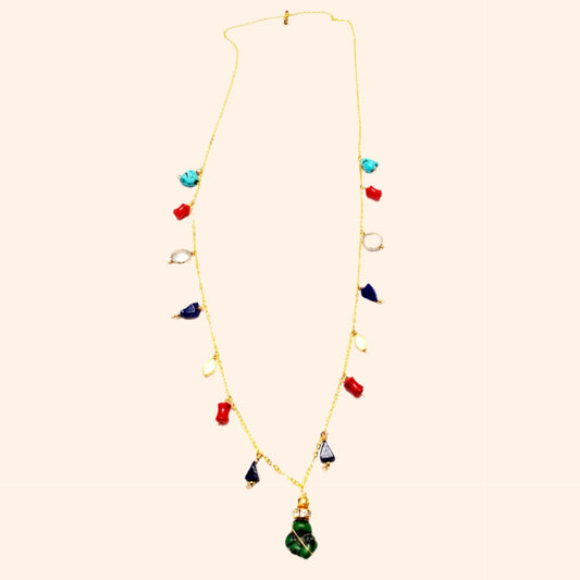 Stone Charm Necklace