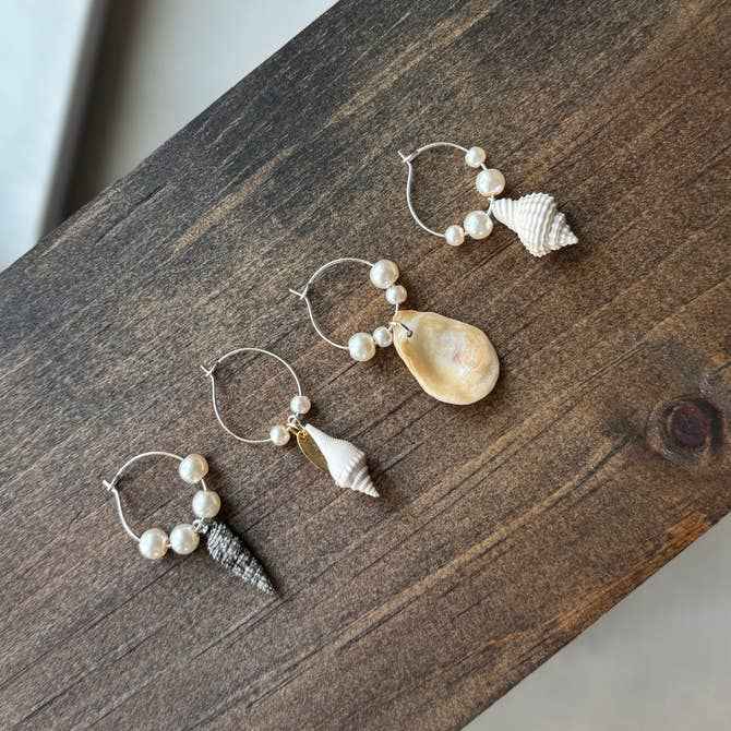 Seashell Wine Glass Charms