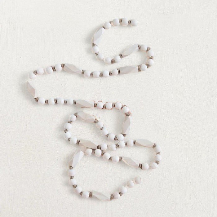 72" Paulowina Wood Bead Garland Decor