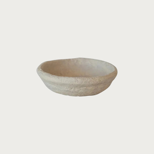 Handmade Paper Mache Small Bowl