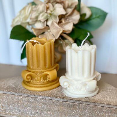 Romano Pillar Sculpture Candle